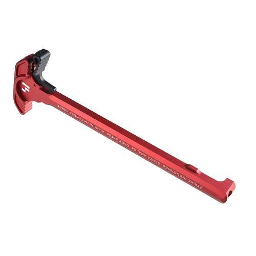 Strike Industries - Dźwignia napinania z powiększonym zębem Charging Handle with Extended Latch - Czerwony - ARCH-EL-RED