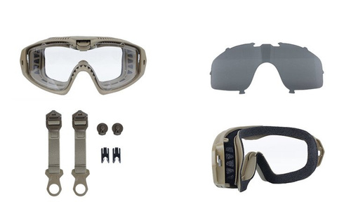 ESS - Gogle taktyczne Influx Pivot Ops Core - Terrain Tan - EE7018-21