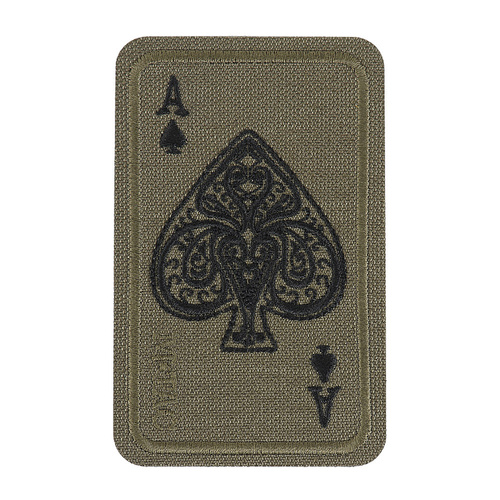 M-Tac - Naszywka Ace Of Spades - Haftowana - Cordura 500D - Zielona - 51324023