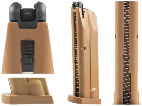 Umarex - Magazynek do repliki Beretta M9 A3 FDE - 6 mm - CO2 - 2.6357.1