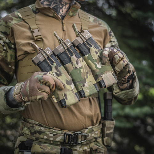M-Tac - Ładownica pojedyncza na magazynek AR / AK Elite Laser Cut - MultiCam - 10145208