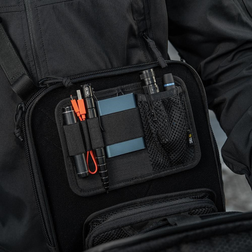 M-Tac - Torba kieszeń pionowa Laser Cut Hex - Czarna - 10241002