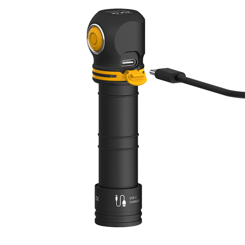 Armytek - Latarka akumulatorowa / czołówka Elf C2 - 1100 lm - Zimne światło - F05103C