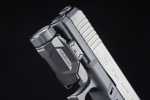 Holosun - Taktyczna latarka na pistolet K - 6500 cd - Czarna - P.ID-K