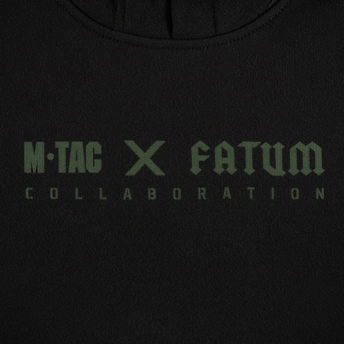 M-Tac - Bluza z kapturem Hoodie Cotton Hard Fatum - Czarna - 80154002
