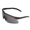 Swiss Eye - Okulary strzeleckie Raptor - Rubber Green - Smoke/Orange/Clear - M: 10163/ L: 10173
