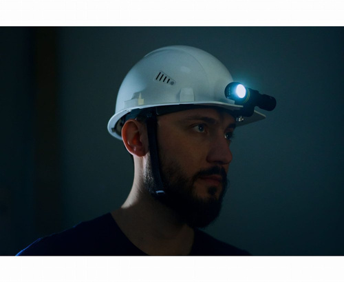 Armytek - Latarka akumulatorowa / czołówka Elf C2 - 1100 lm - Zimne światło - F05103C