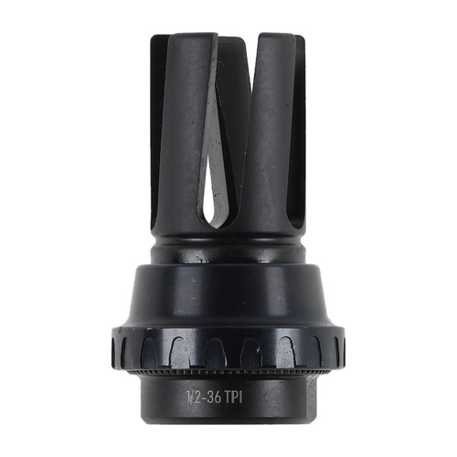 Gomander - Kompensator płomienia Quadron - 9 mm - Gwint 1/2x36 TPI 9 - Czarny - TB0.10174_0-1