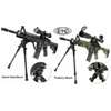 UTG - Dwójnóg składany Leapers Universal Shooter's - 8.7"-10.6" - Picatinny - TL-BP69S
