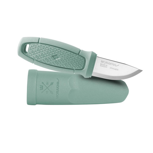 Morakniv - Nóż outdoorowy Eldris LightDuty - Stal nierdzewna - Mint Green - NZ-ELR-SS-1B