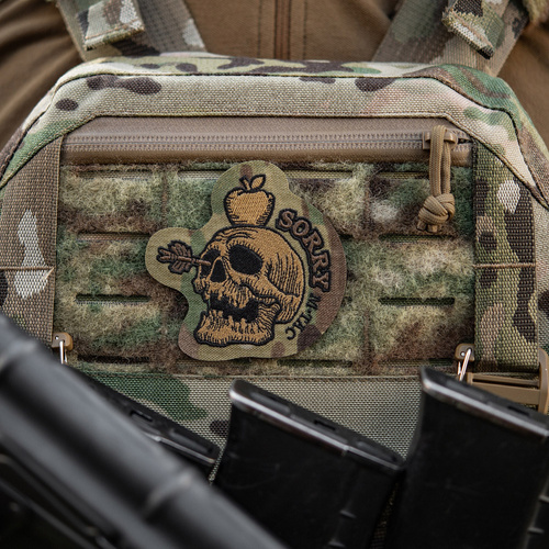 M-Tac - Naszywka SORRY - Haftowana - Kamuflaż - 5659