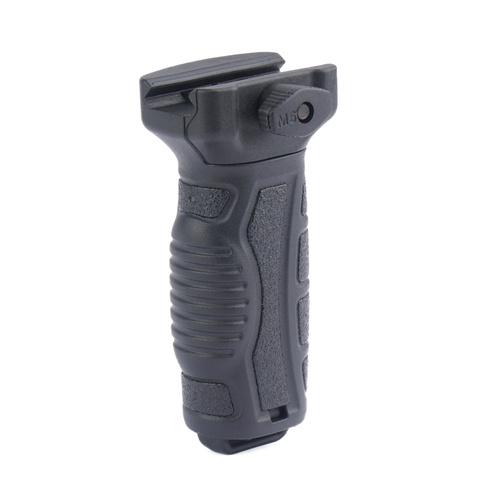 DLG Tactical - Chwyt przedni Streaked Picatinny Foregrip Hard - Czarny - DLG-163
