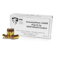 Amunicja sportowa PFA 9 x 19 Para Frangible 95 gr / 6,2 g - 50 sztuk