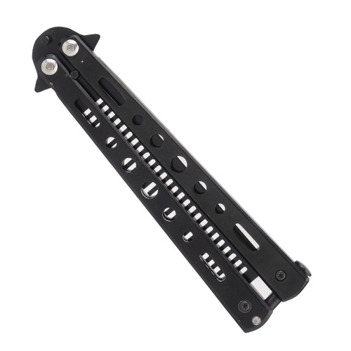Martinez Albainox - Składany stalowy grzebień Balisong - Czarny - 02155