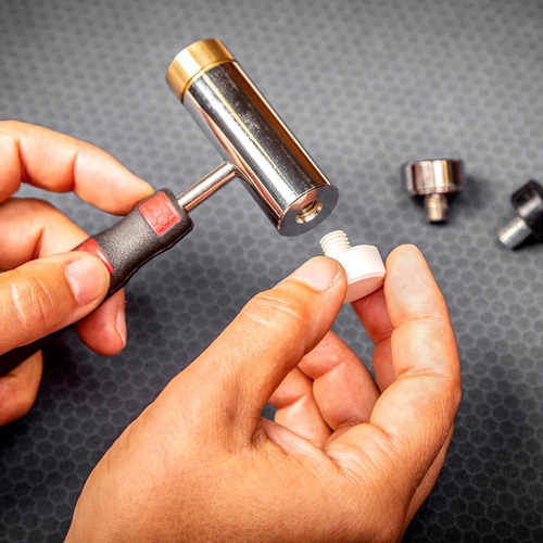 Real Avid - Zestaw wybijaków z młotkiem Accu-Punch™ Hammer with Brass & Steel Pin Punch Set - AVHPS-B