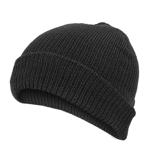 Mil-Tec - Czapka wełniana Watch Cap - Czarny - 12140002