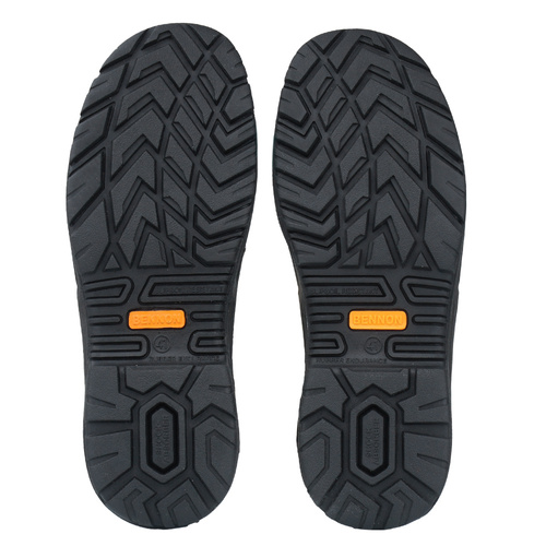 Bennon - Buty wojskowe Commodore S3 - Skórzane - Regi-Tex - Czarne - Z93860