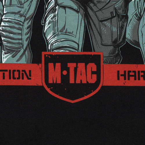 M-Tac - Bluza z kapturem Freedom - Bawełna - Czarna - 20539002