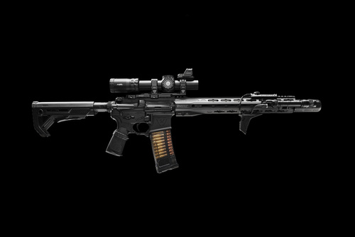 Strike Industries - Przejściówka do montażu ASM - Picatinny - Czarna - SI-STRIKE-ASM-OM