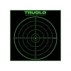 TruGlo - Samoprzylepne tarcze strzeleckie TruSee z zaklejkami - 100 Yard - 305 x 305 mm - Zielone fluorescencyjne - 6 szt. - TG-TG10A6