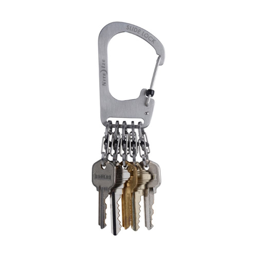 Nite Ize - Organizer do kluczy SlideLock® KeyRack - Stal nierdzewna - Srebrny - KCK-11-R3