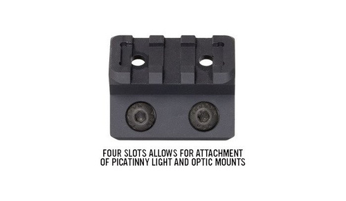 Magpul - Szyna M-LOK® Aluminum Offset Light/Optic Mount do montażu latarki taktycznej RIS - MAG604-BLK