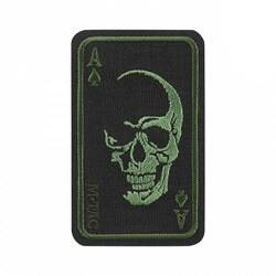 M-Tac - Naszywka morale patch Face of War - Cordura - Czarny/Zielony - 51389201