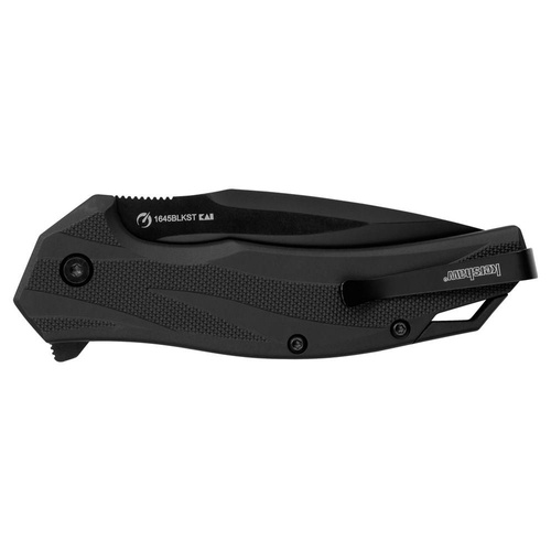 Kershaw - Nóż składany EDC Lateral Black Serrated - 8Cr13MoV - Czarny - 1645BLKST