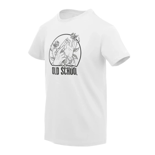 Helikon - Koszulka T-Shirt Old School - Biała - TS-OLS-CO-20