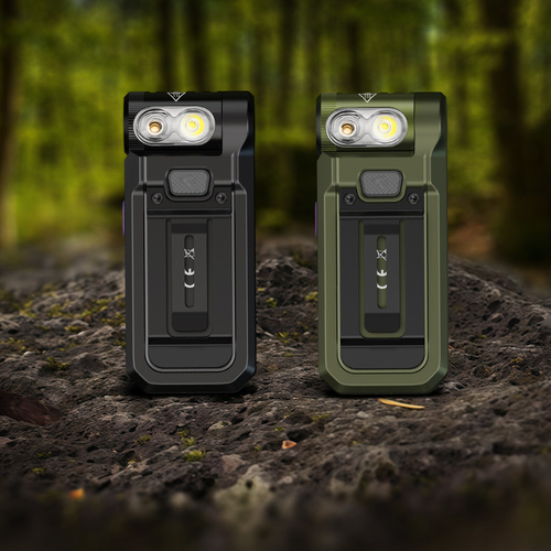 Fenix - Latarka LED SW05R-UV z akumulatorem 700 mAh - 150 lm - Czarna - SW05R-UV black