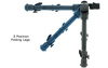 UTG - Dwójnóg składany Over Bore Bipod - 7'' - 11'' - Picatinny - Czarny - TL-BPOB01-A