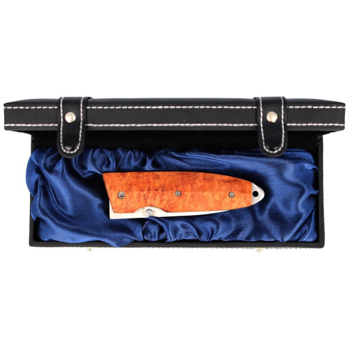 Herbertz - Nóż AISI 420 Plain rękojeść Drewno - Gift Box - 289011