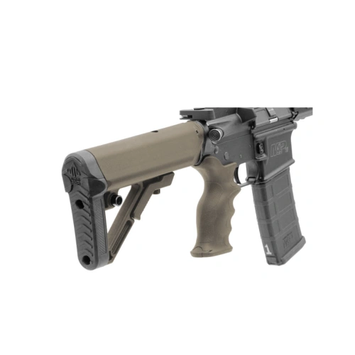 UTG Pro - Kolba Mil-Spec AR15 Ops Ready S1 - Gniazdo QD - Polimer - FDE - RBUS1DMS