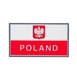 Helikon - Naszywka PVC - Flaga Polska z godłem - Kolor - OD-P29-RB-20