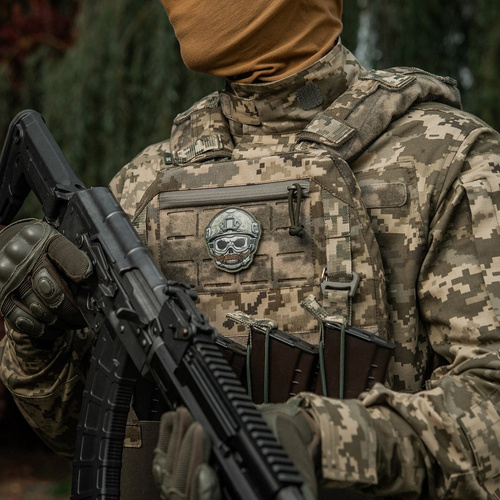 M-Tac - Naszywka Emoji №4 Wąsy - PVC 3D - Camo - 51353504