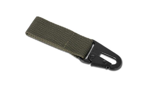 Mil-Tec - Trok z metalowym karabinkiem - 70mm - Oliwkowy - 15916001