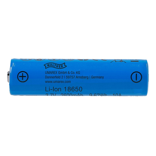 Walther - Akumulator ICR 18650 - 3,7 V - 2600 mAh - 3.7122.1