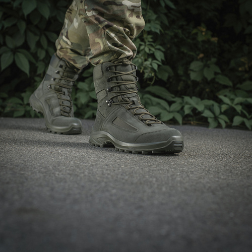 M-Tac - Buty taktyczne letnie - Antypoślizgowa podeszwa - Zamsz/Cordura - Ranger Green - 1JJ213/2LV