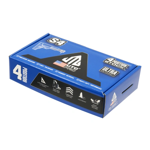 UTG Pro - Kolba Mil-Spec AR15 Ops Ready S4 - Gniazdo QD - Polimer - FDE - RBUS4DMS