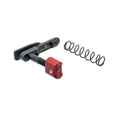 Strike Industries - Obustronny zwalniacz magazynka do AR-15 - Czerwony - SI-AR-AMBI-MR-RED