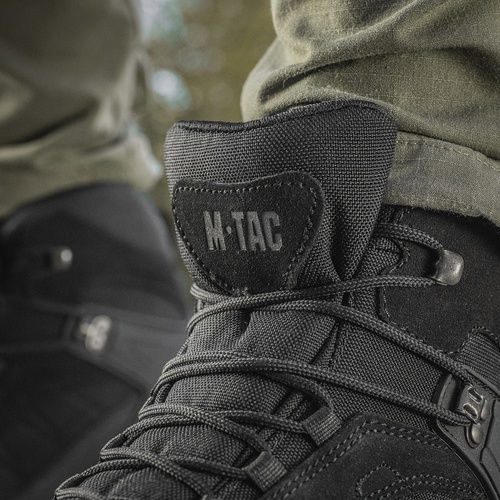 M-Tac - Buty taktyczne za kostkę jesienno-zimowe - Cordura - Czarne - 1JJ143/7TPLV