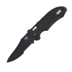 Benchmade - Nóż taktyczny Auto Triage - Automatyczny - Czarny - 9170SBK