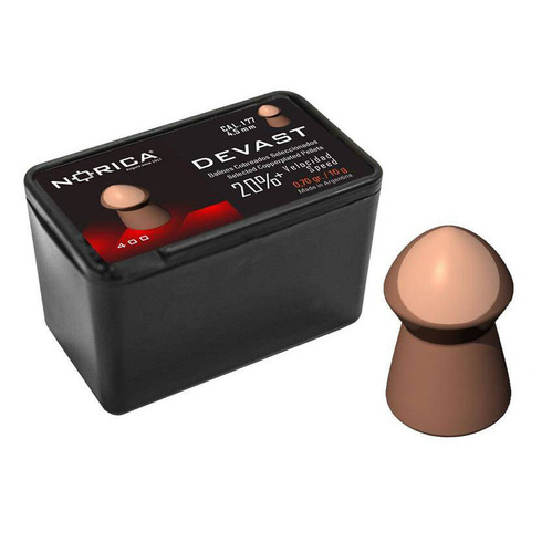 Norica - Śrut do wiatrówki Devast - 4,5 mm - 400 szt. - 198.00.007