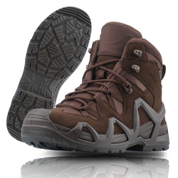 Lowa - Buty taktyczne Zephyr GTX® MID MK2 - Monowrap - Gore-Tex - Dark Brown - 310854 C30 0493