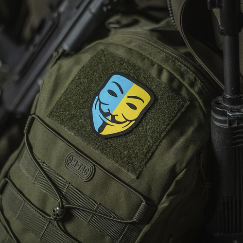 M-Tac - Naszywka Morale Patch - Anonymous - Black/Yellow/Blue - 51313002