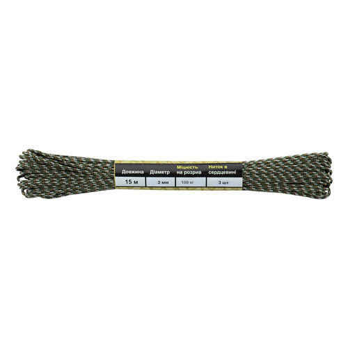M-Tac - Paracord Minicord - 2 mm - 15 m - Ranger Green - 10270180