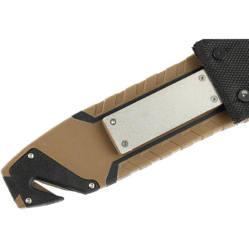 Ganzo - Nóż survivalowy Firebird z krzesiwem - Coyote - G8012V2-DY