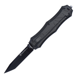 Smith&Wesson - Nóż składany Assisted Opening OTF - AUS-8 - Dagger - Czarny - SWOTF9B