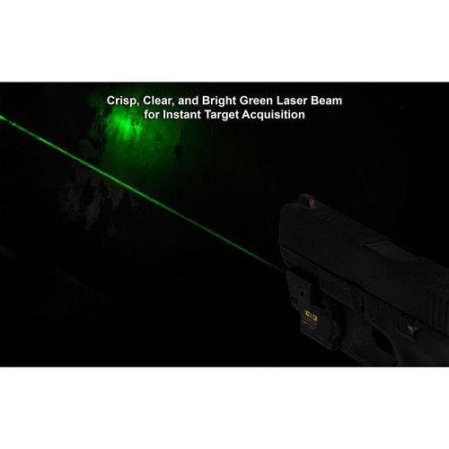UTG - Celownik laserowy Leapers Ambidextrous Compact Green Laser - Czarny - SCP-LS279S-A