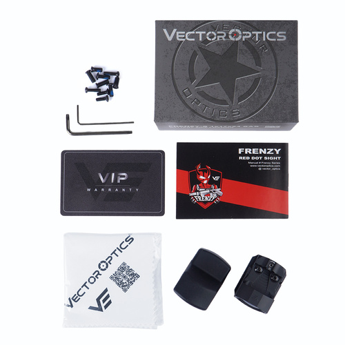 Vector Optics - Kolimator otwarty Frenzy-S 1x17x24 SAS - MAG/RMS - Picatinny - SCRD-62